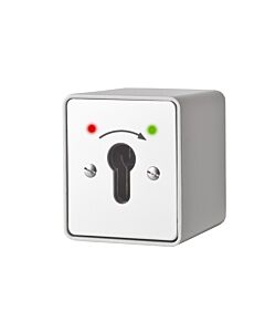 met moment-contact naar &eacute;&eacute;n zijde. 1 -of 2-polig. Na het contact geven, veert sleutel terug naar beginstand.