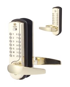 mechanische codeslot messing dubbelzijdig